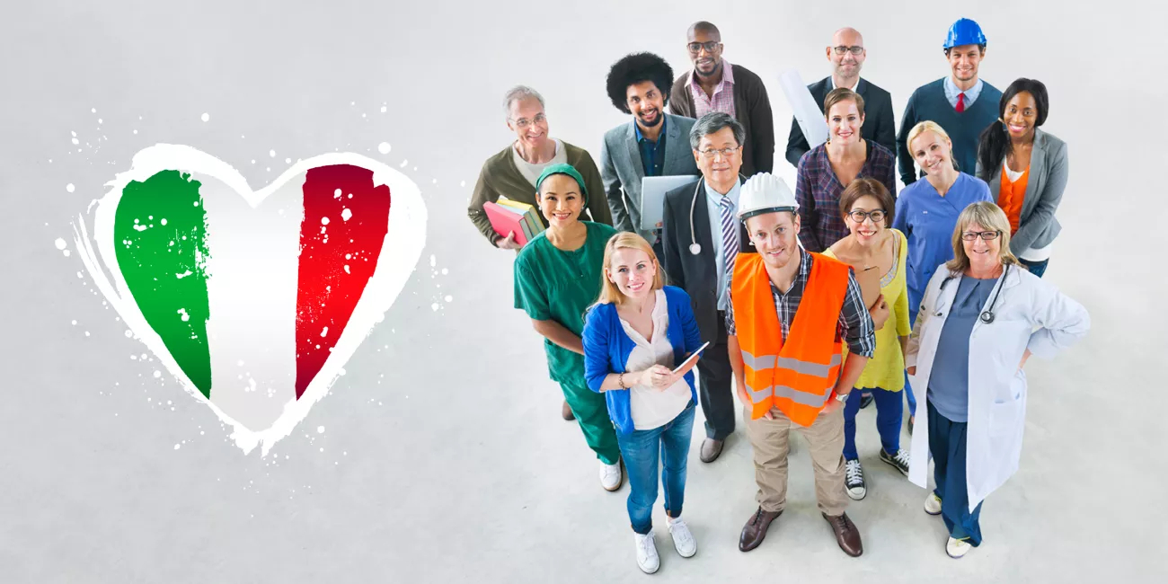 Professionals looking for work in Italy